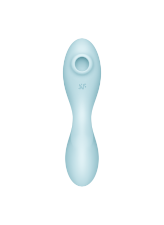 Vibromasseur connecté 3 en 1 Bleu USB Curvy Trinity 5+ - CC597823